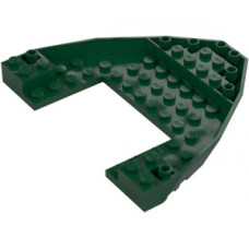 LEGO hajóalap tat rész 12×10, sötétzöld (47404)