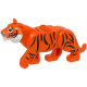 LEGO tigris, vöröses narancssárga (107195)