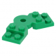 LEGO lapos elem 2×6×2/3 45°-ban elforgatva, zöld (79846)
