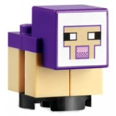 LEGO Minecraft bárány, lila (minesheep11)