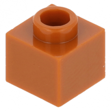 LEGO kocka 1×1×2/3, sötét narancssárga (86996)