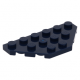 LEGO ék alakú lapos elem 3x6 (45°-os), sötétkék (2419)