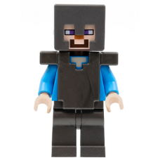 LEGO Minecraft Steve minifigura sisakban és páncélban 21172 (min098)