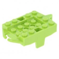 LEGO járműalap (hullámvasútkocsi) 4×5, lime (26021)