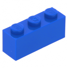 LEGO kocka 1x3, kék (3622)