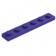 LEGO lapos elem 1x6, sötétlila (3666)