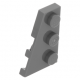 LEGO ék/szárny alakú lapos elem 3x2 balos, sötétszürke (43723)